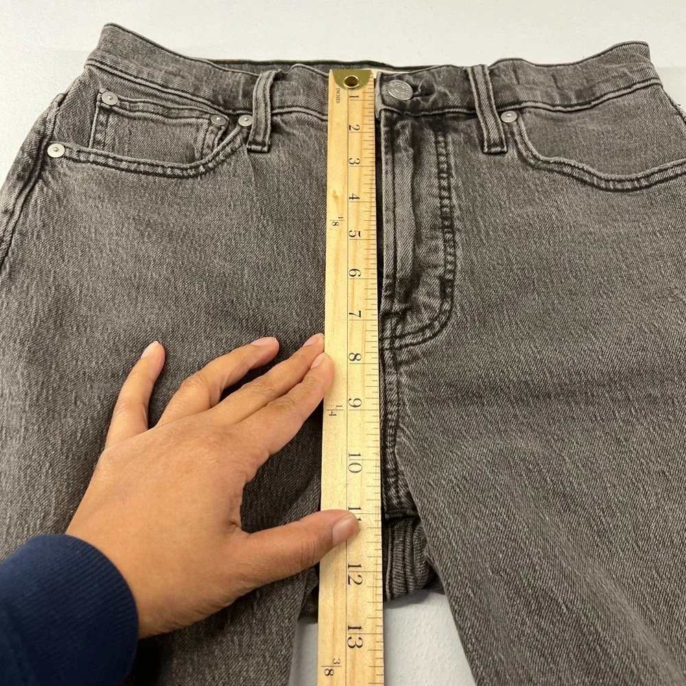 The Perfect Vintage Jeans Womens 26 Black‎ Denim Cotton Distressed Frayed Hem